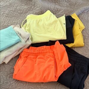 lululemon athletica Men's Athletic Shorts - Orange, Yellow, Black